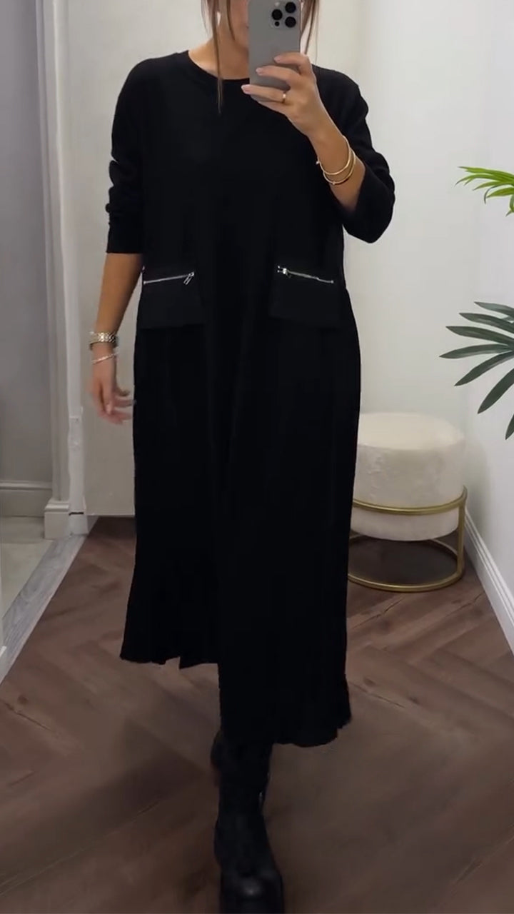 Isaure - Pleated Maxi Dress