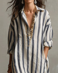 Striped Maxi Dress