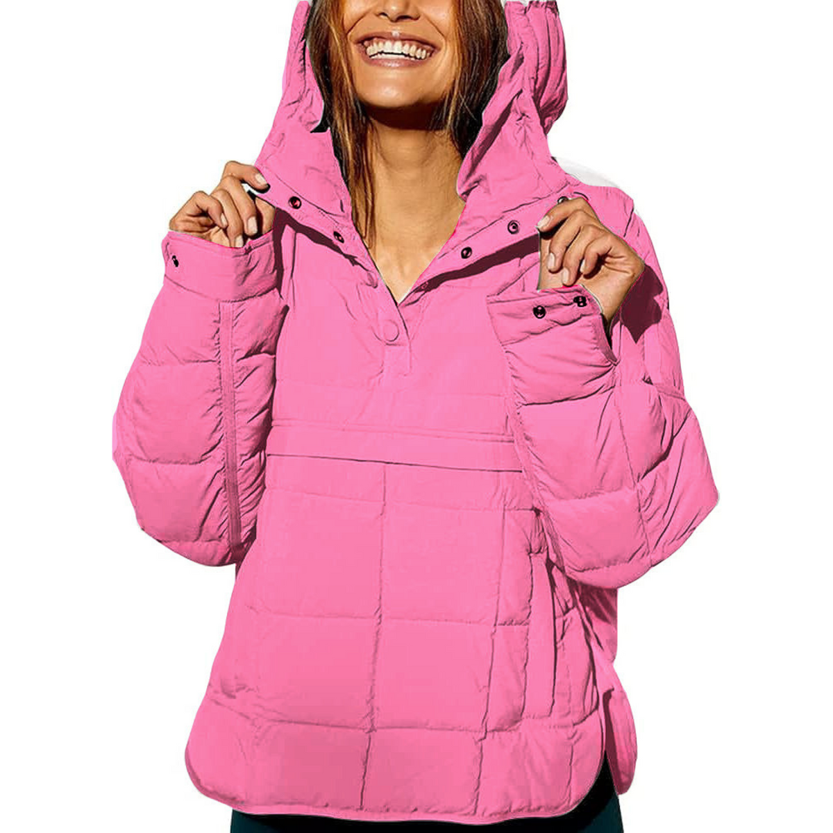 SOFT EMBRACE OVERSIZED HOODED JACKET