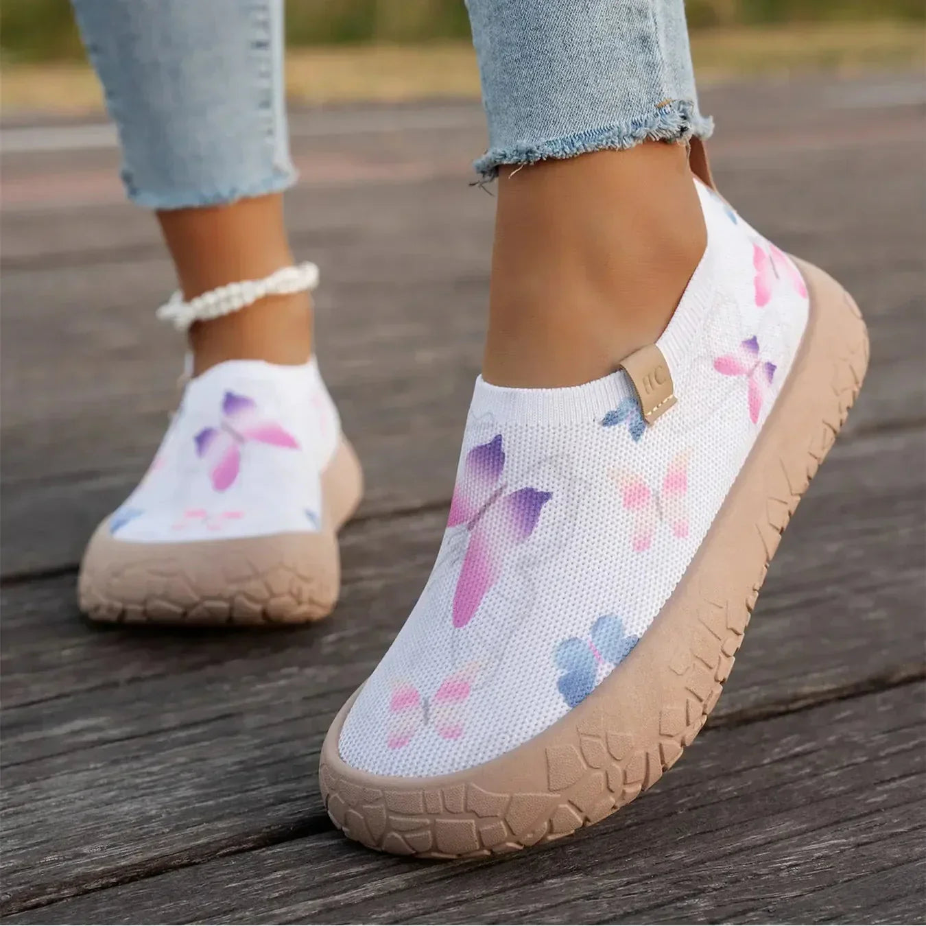 Cushioned Slip-On Sneakers