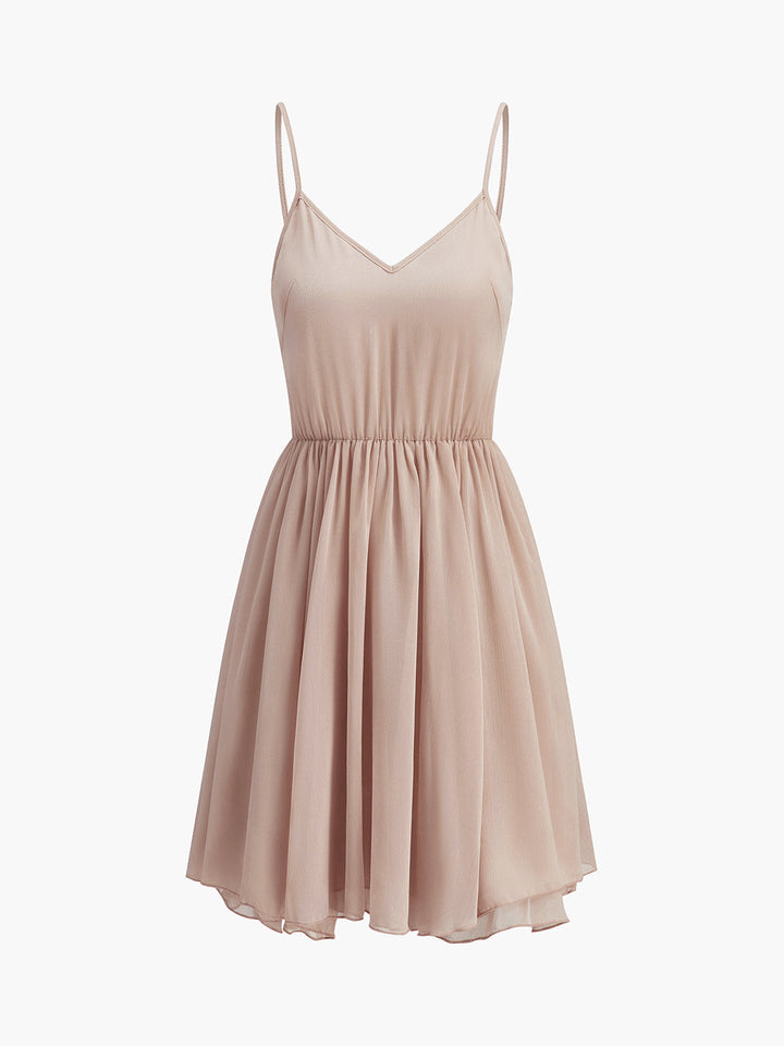 Kim - Chiffon Cape Dress