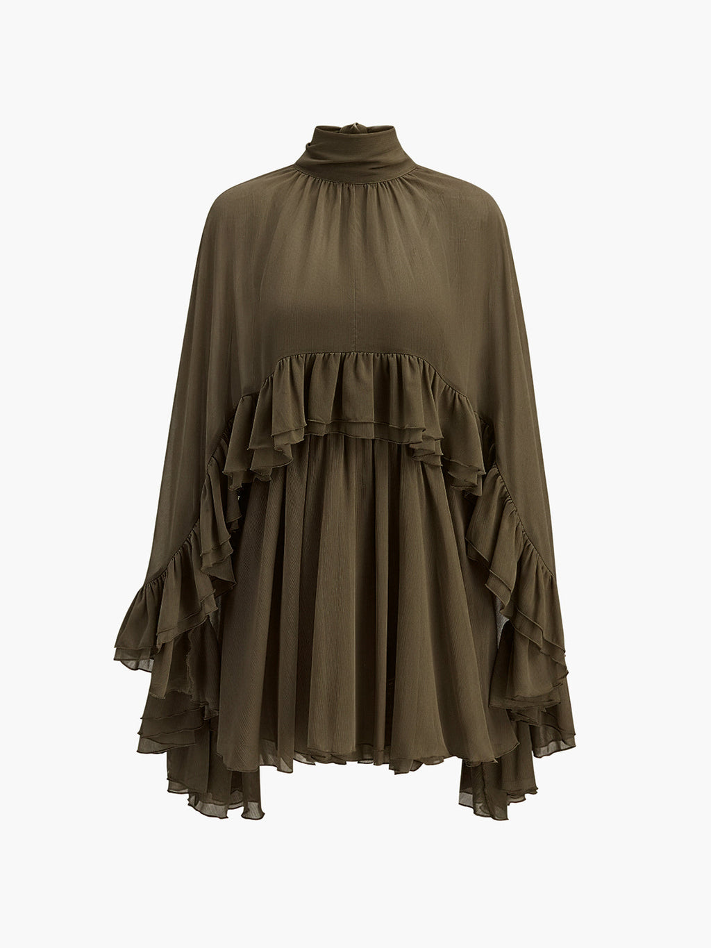 Chiffon Cape Dress