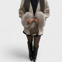 Plush Wrap Coat