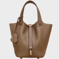 Pebbled Lock Bag