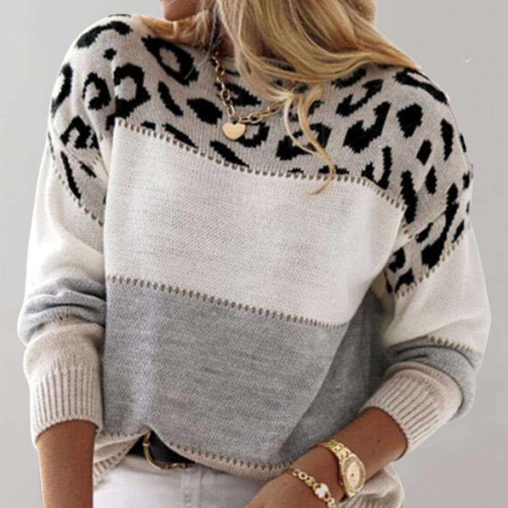Cheyenne - Trendy Chic Patterned Sweater