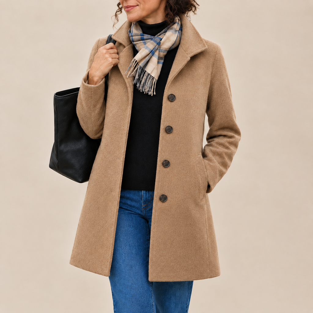 Classic Straight Button Coat – Susan & Anne