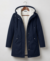 Sherpa-Lined Water-Repellent Hooded Parka – Susan & Anne