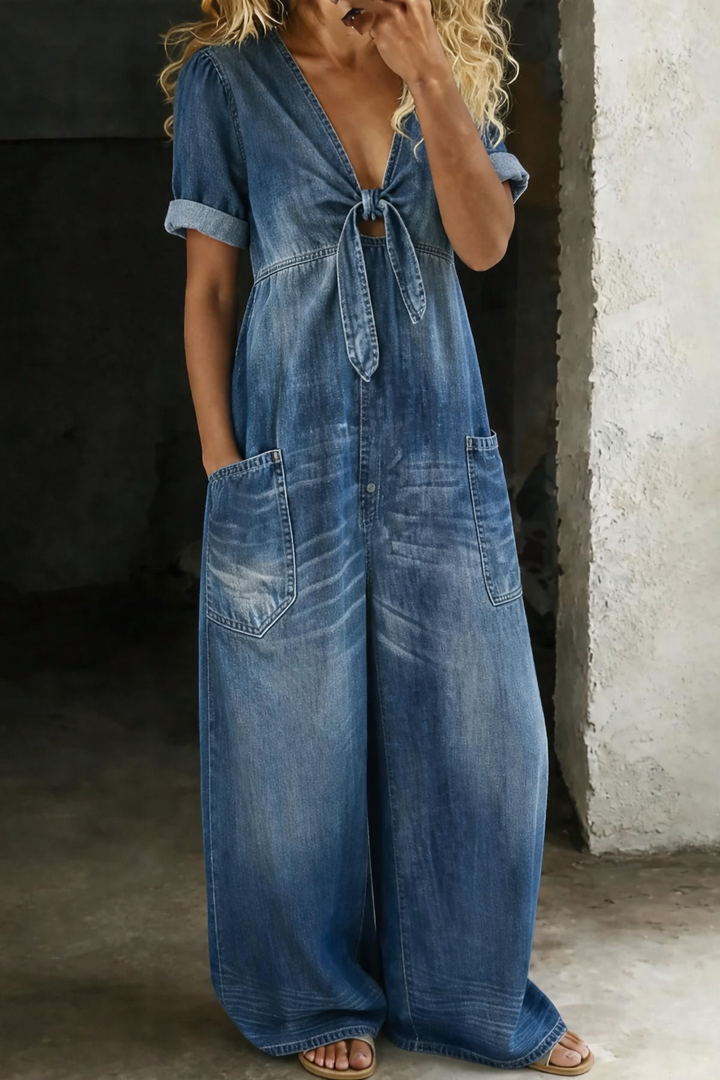 Maya - V-Neck Jumpsuit