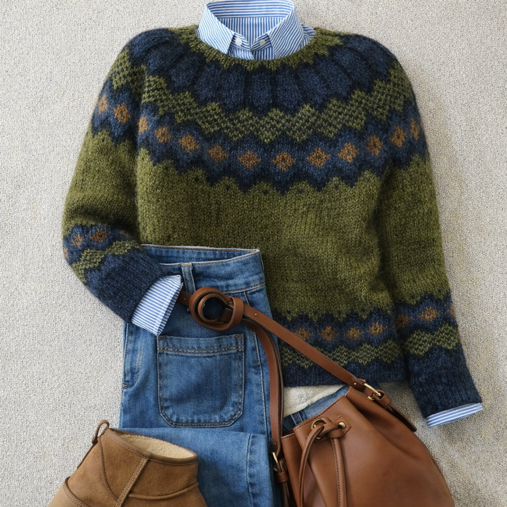 Jessica - Nordic Knit Sweater