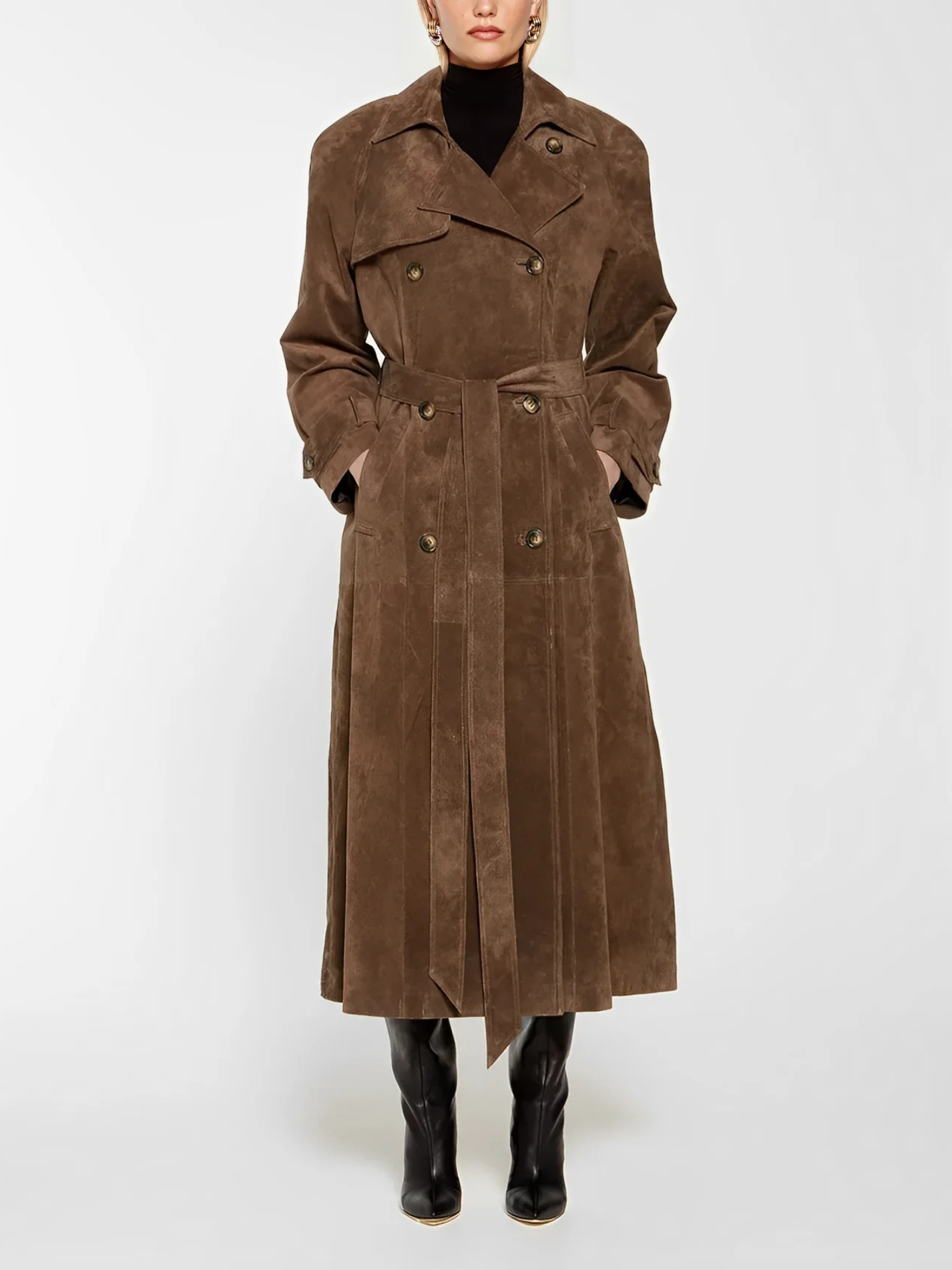 Luxurious Suede Coat