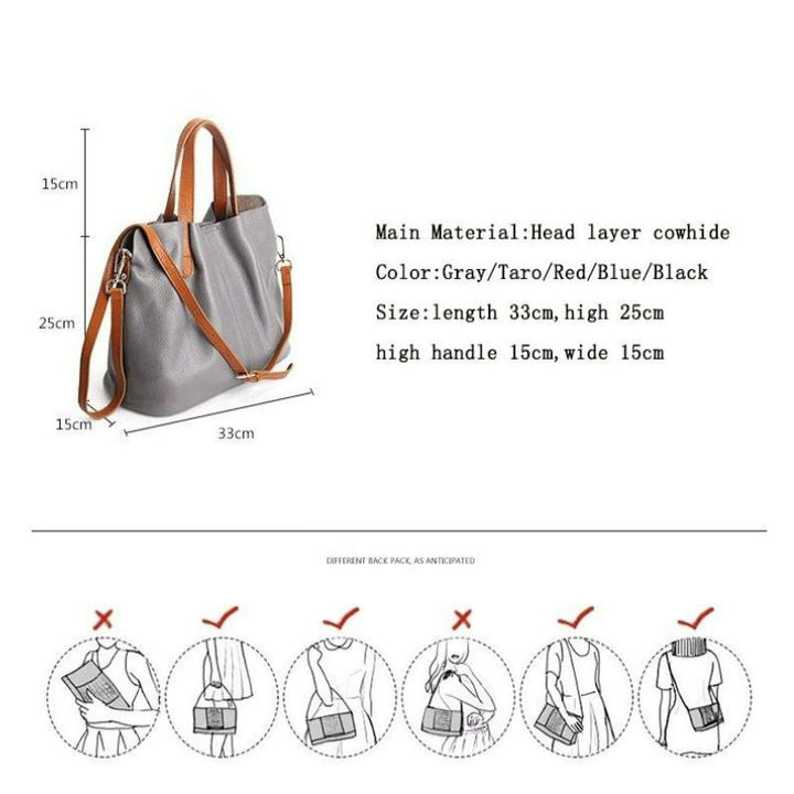 Alana - Genuine Leather Handbag