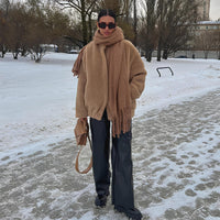 Chic Teddy Bear Faux Fur Coat