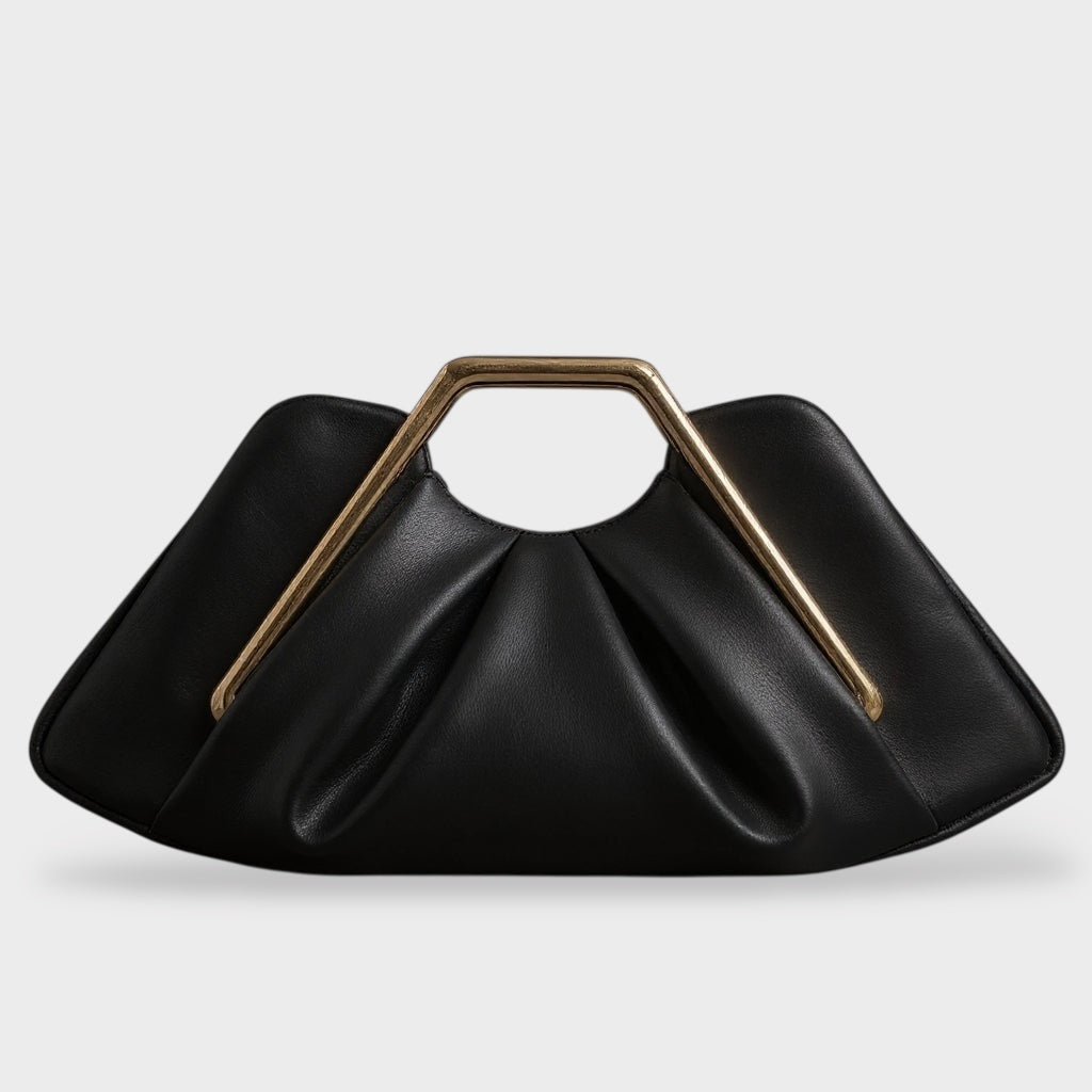 Origami Leather Clutch