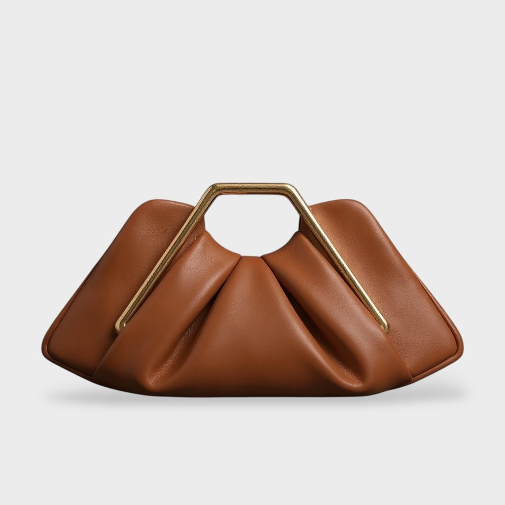 Origami Leather Clutch