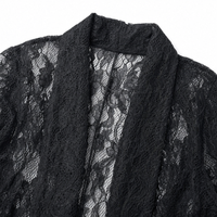 Floral Lace-look Open-Front Blazer for Women - Susan & Anne