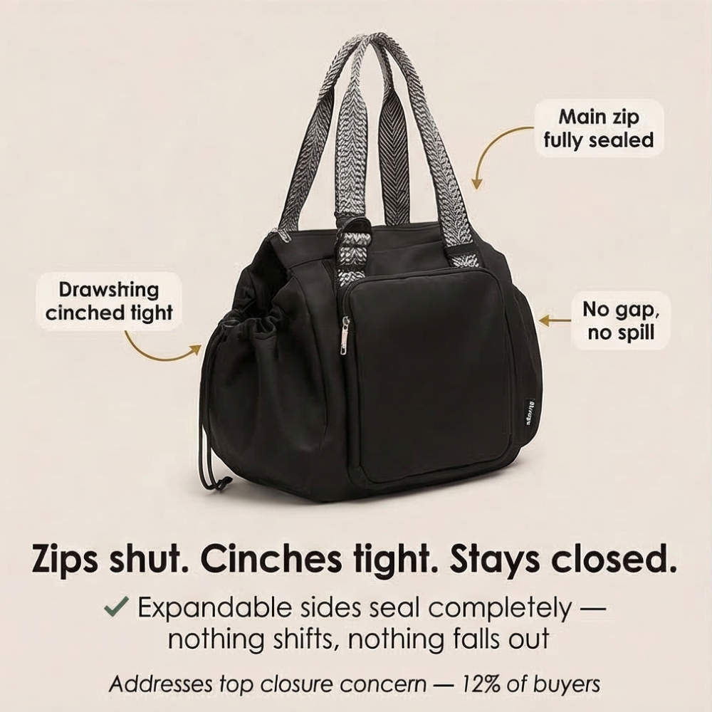Carrova - Organized Everyday Tote with Backpack Straps