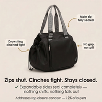 Organized Everyday Tote with Backpack Straps