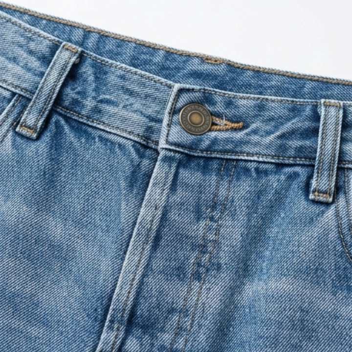 Vivara - Retro Fringed Cropped Straight Leg Jeans