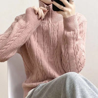 Cotton Half Zip Sweater