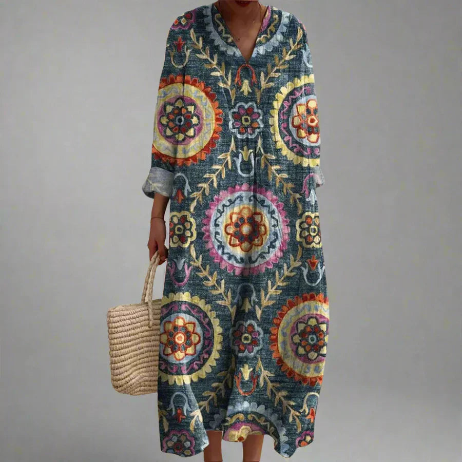 Geometric Print Dress