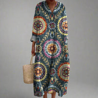 Geometric Print Dress