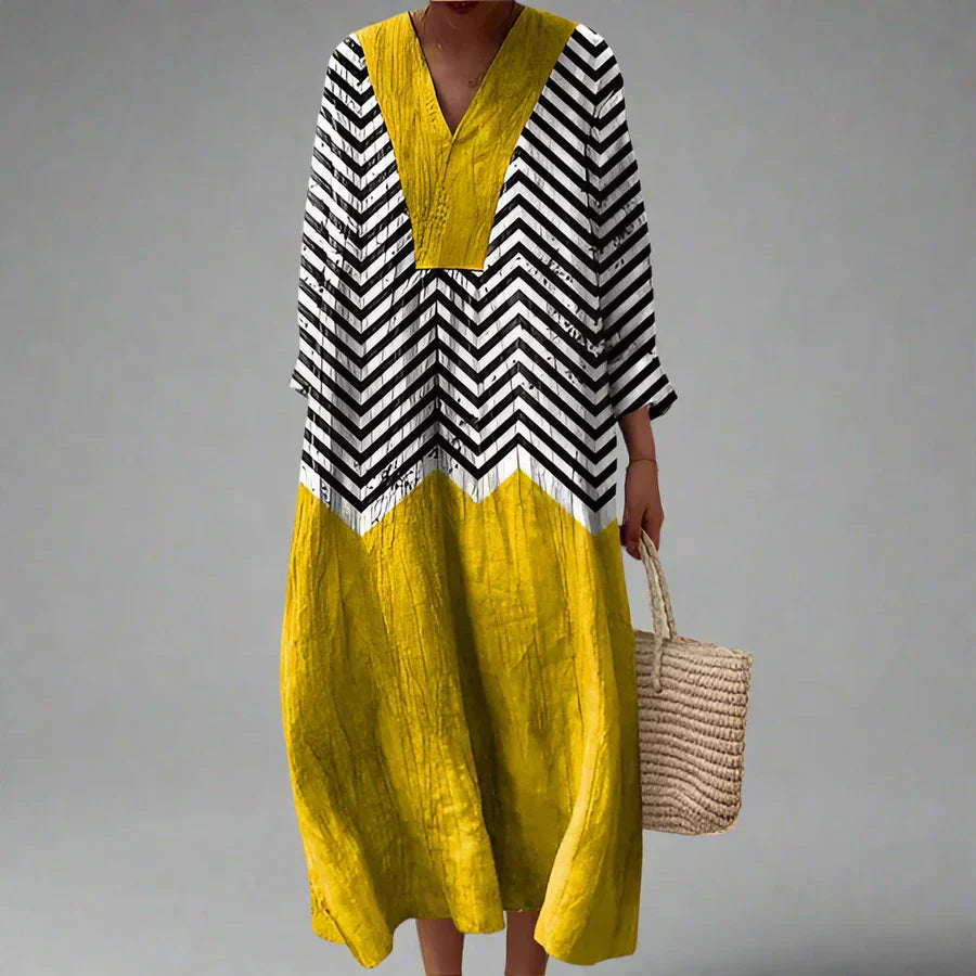 Vivienne - Geometric Print Dress