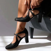 Cushioned Block Heels