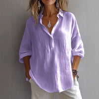 CHIC V-NECK BLOUSE  CLASSIC V NECK TOP