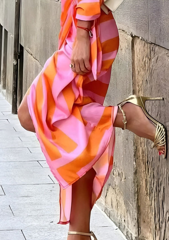 Olivia - Waist-Cinching Shirt Dress