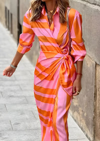 Waist-Cinching Shirt Dress