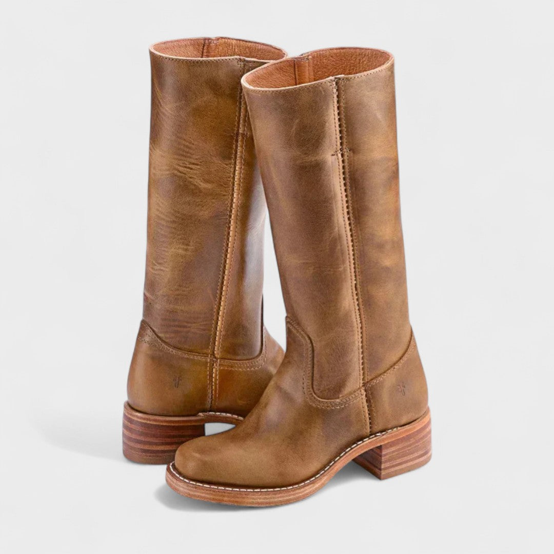 Tall Leather Boots