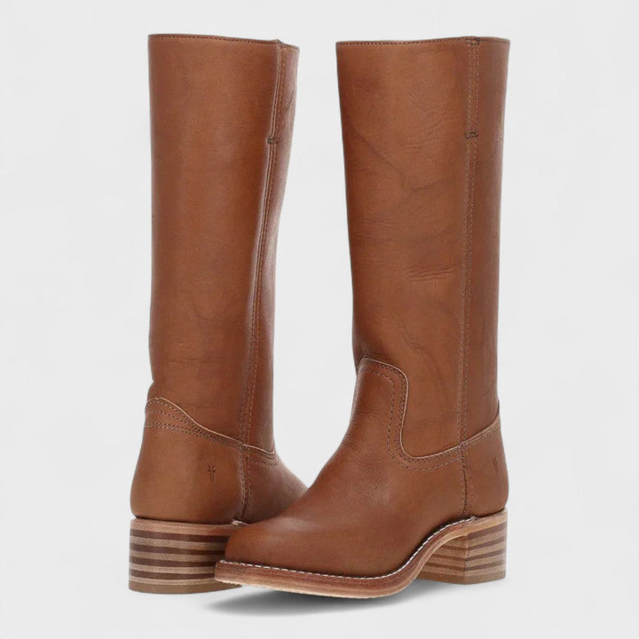 Greer - Tall Leather Boots