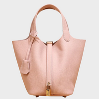Pebbled Lock Bag
