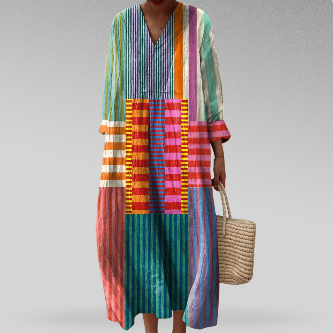 Vivienne - Geometric Print Dress