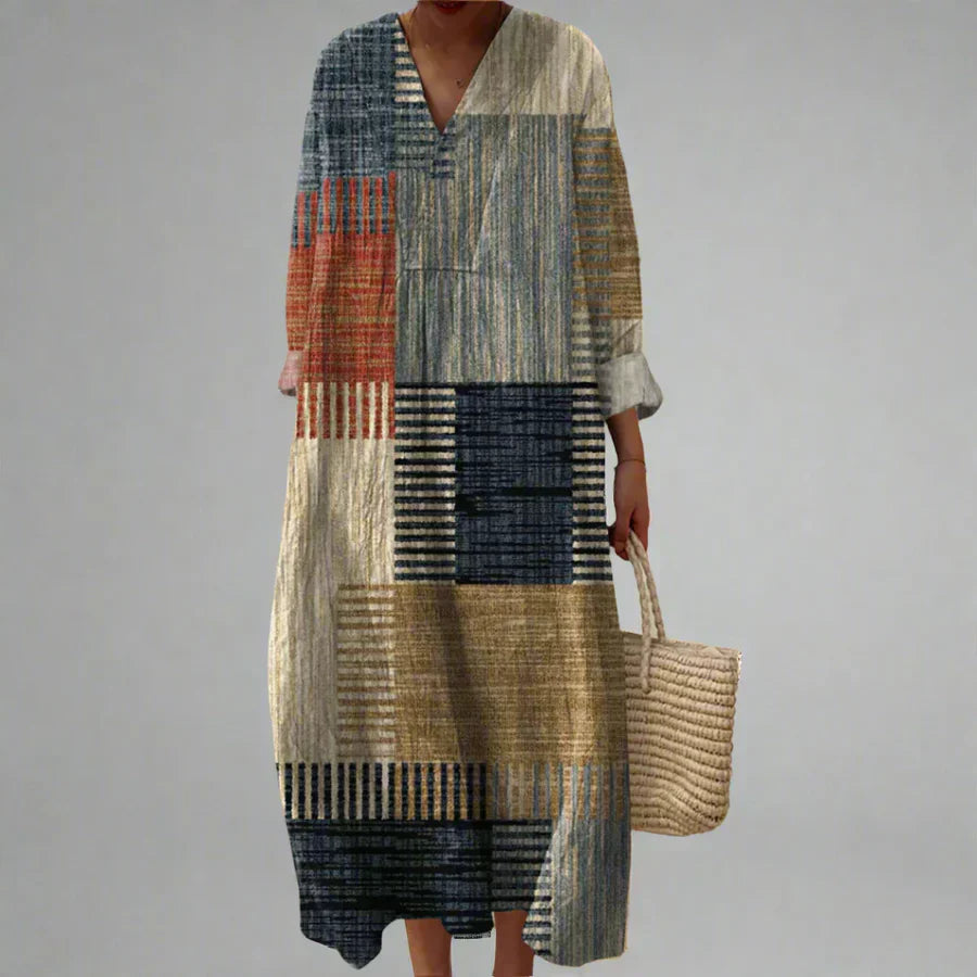 Vivienne - Geometric Print Dress