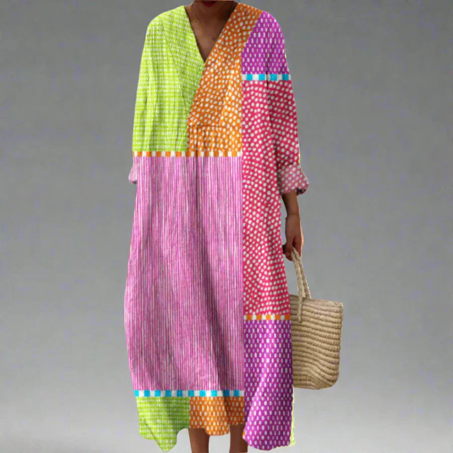 Vivienne - Geometric Print Dress