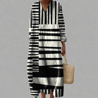 Geometric Print Dress