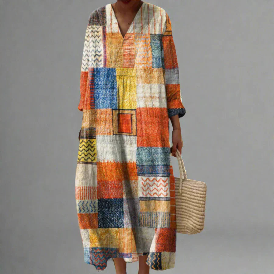 Geometric Print Dress