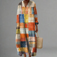 Geometric Print Dress