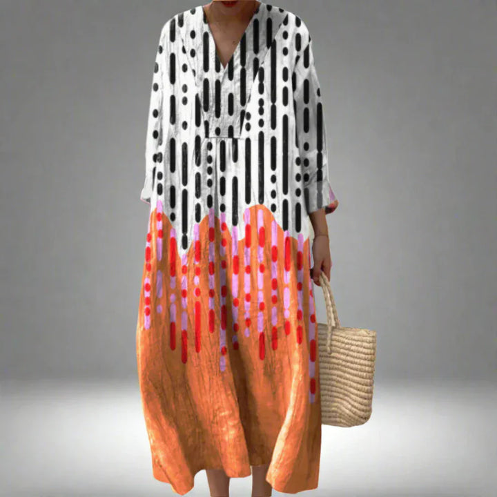 Vivienne - Geometric Print Dress