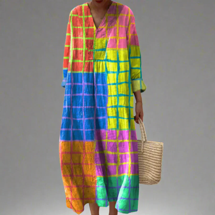 Vivienne - Geometric Print Dress