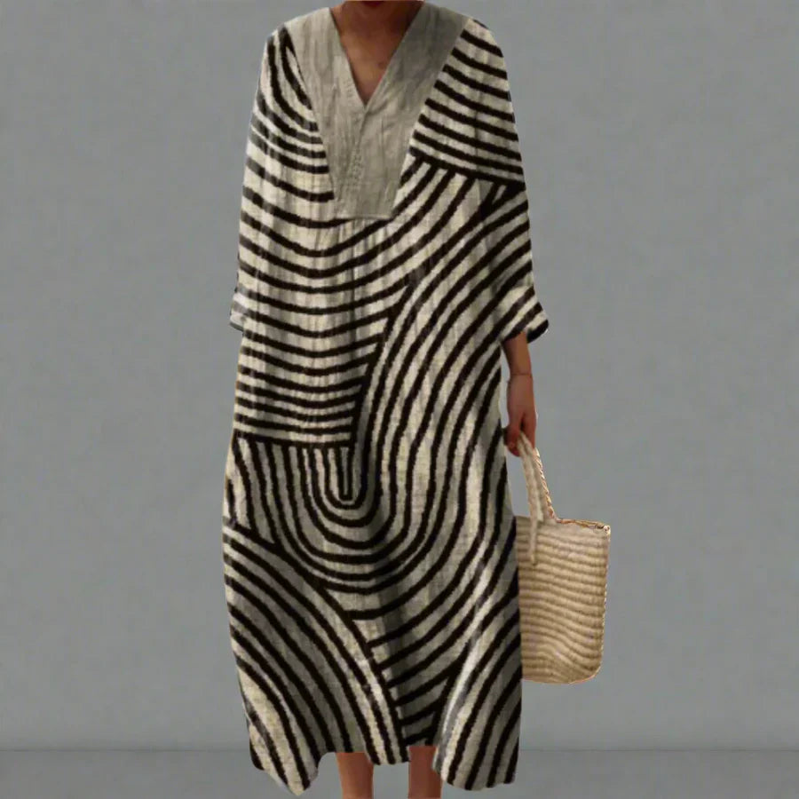 Geometric Print Dress