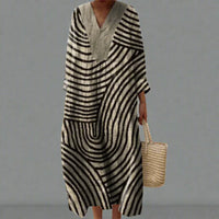 Geometric Print Dress