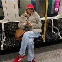 Luxury Faux Fur Gradient Winter Coat
