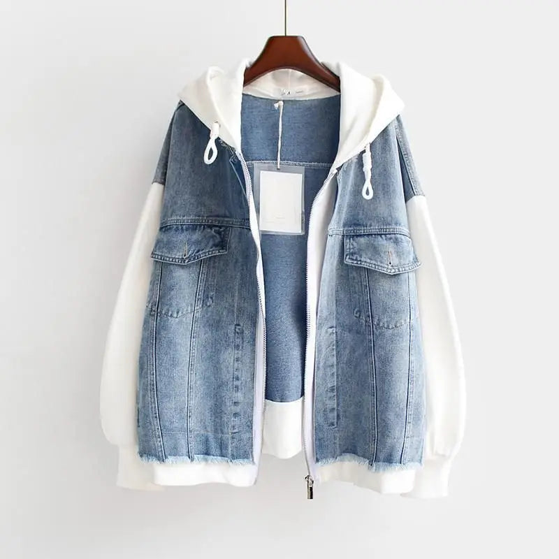 Cozy Denim Hoodie