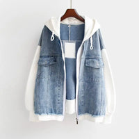 Cozy Denim Hoodie
