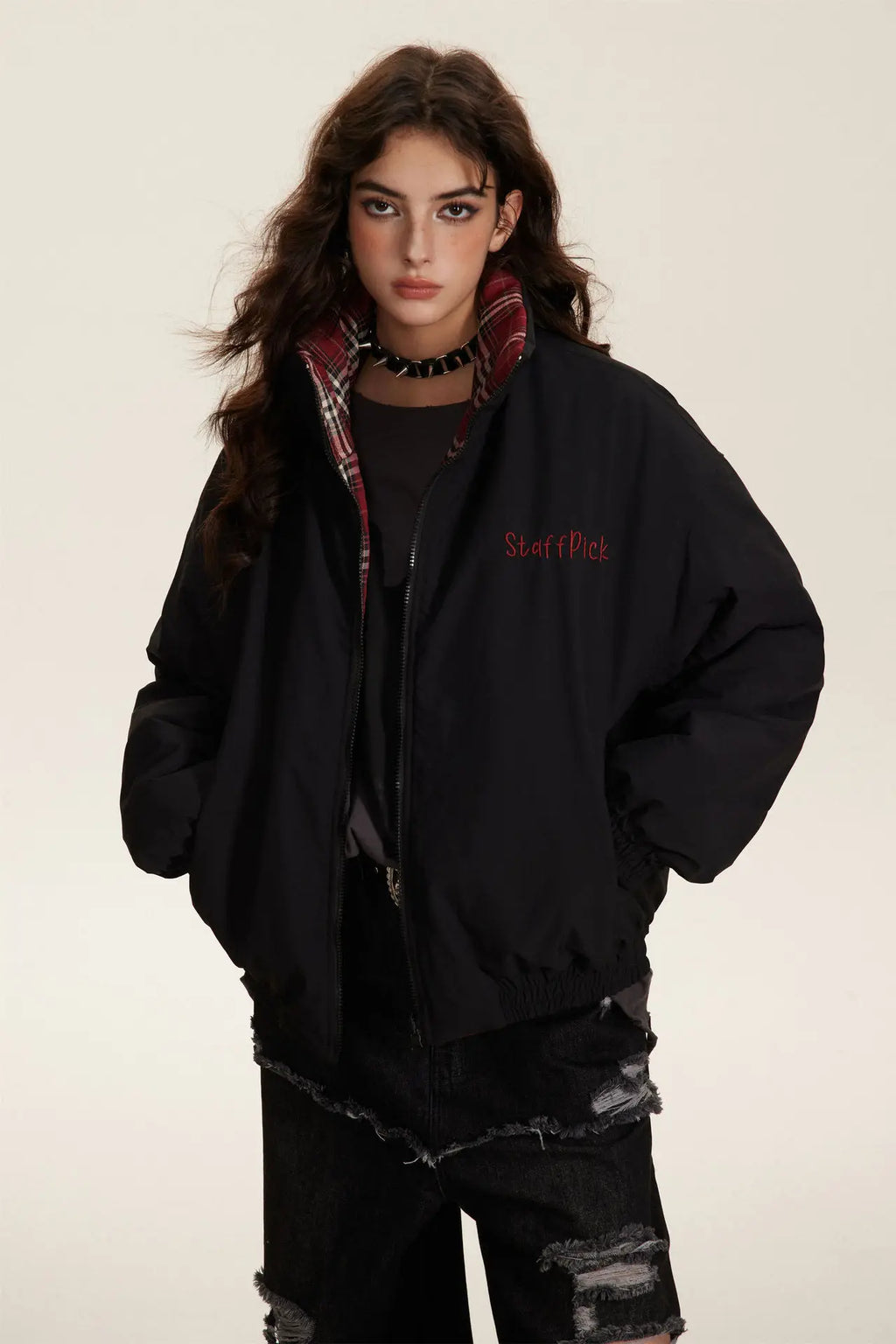 Vintage Double-Sided Puffer Jacket