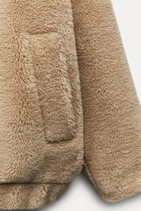 Chic Teddy Bear Faux Fur Coat