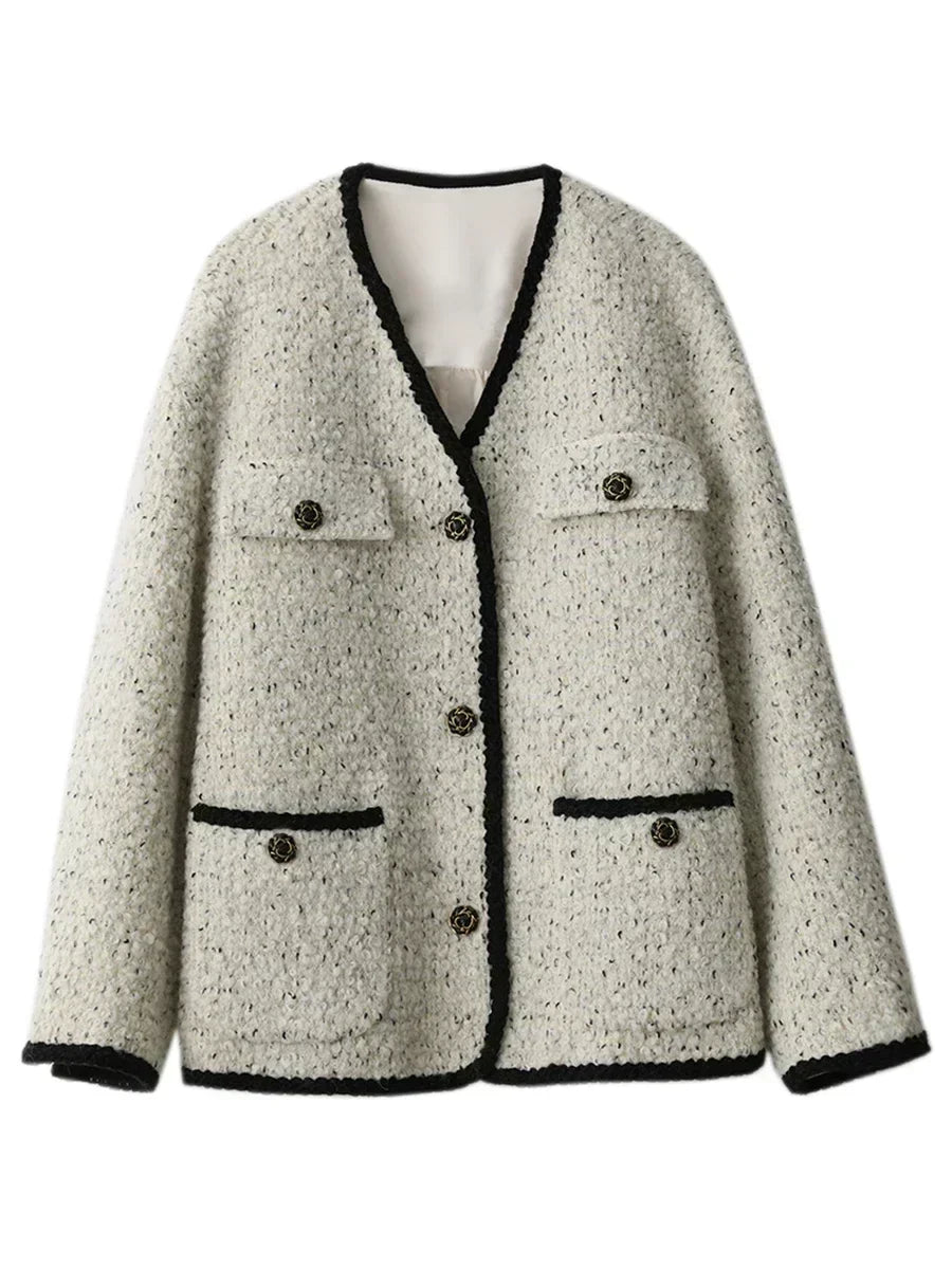 Textured Elegance Coat