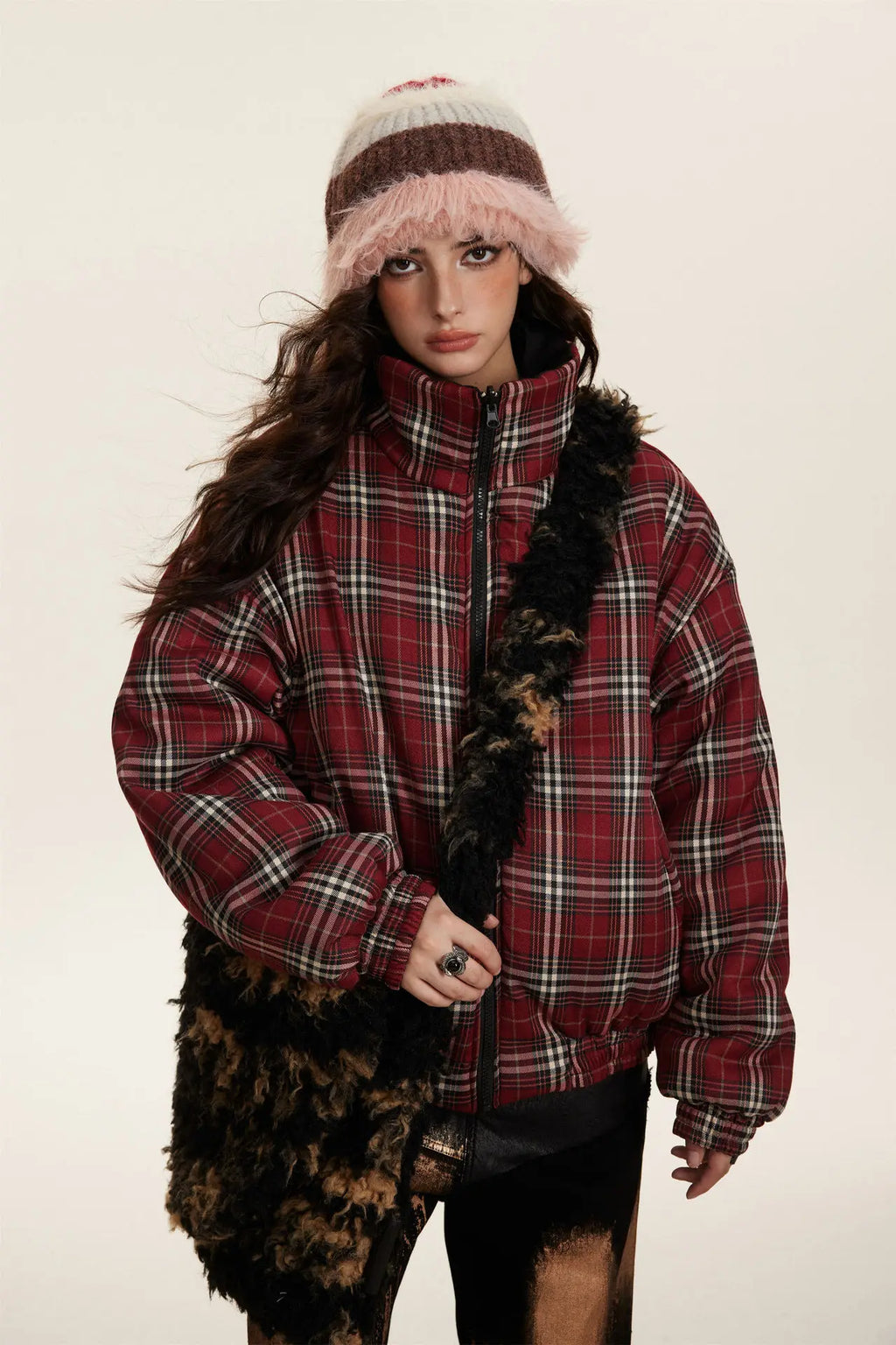 Vintage Double-Sided Puffer Jacket